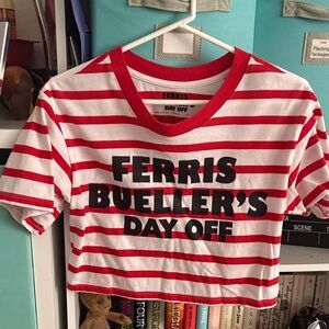 Striped Kids T-Shirt - Red & White